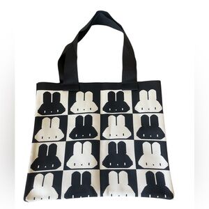 Black and White Graphic Tote Bag